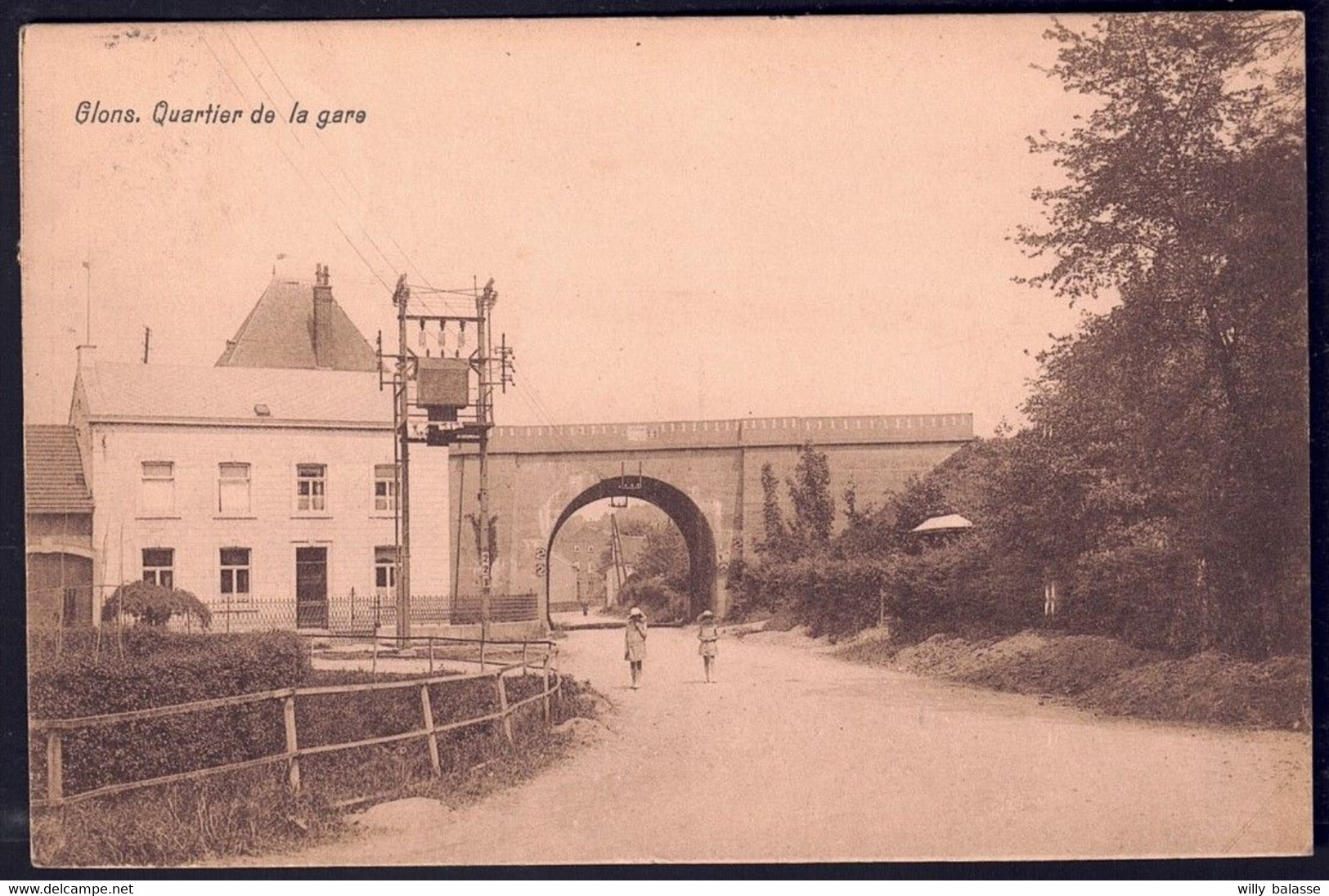 +++ CPA - GLONS - Bassenge - Quartier De La Gare  // - Bassenge