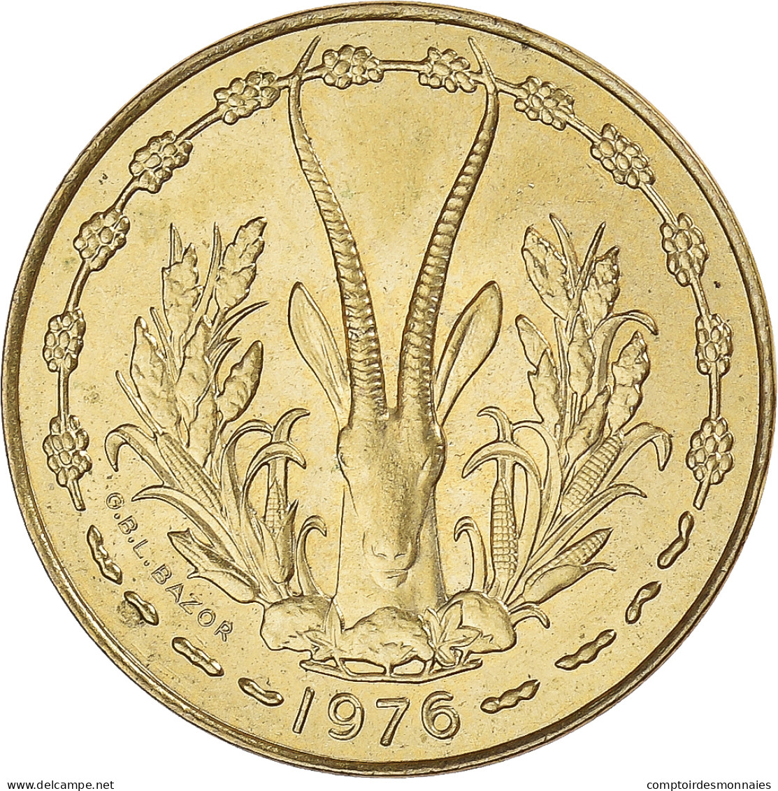 Monnaie, Communauté économique Des États De L'Afrique De L'Ouest, 10 Francs - Elfenbeinküste