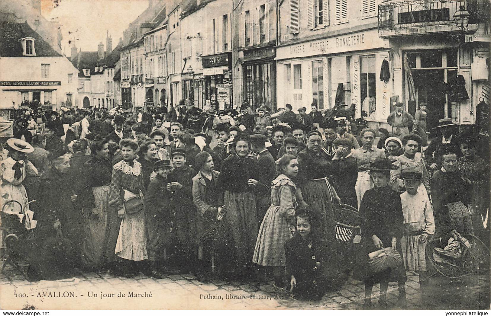 89 - YONNE - AVALLON - Thème Marchés - Un Jour De Marché - Gros Plan Animé - Superbe - 11366 - Marchés