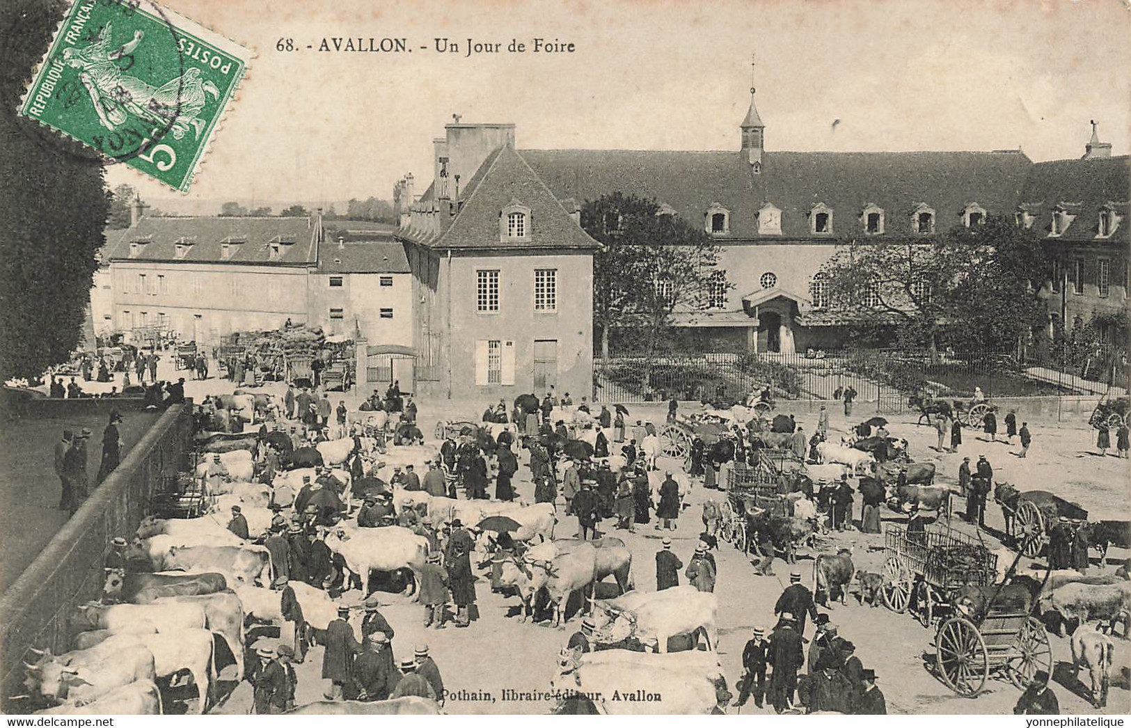 89 - YONNE - AVALLON - Thème Marchés - Un Jour De Foire - 11376 - Marchés