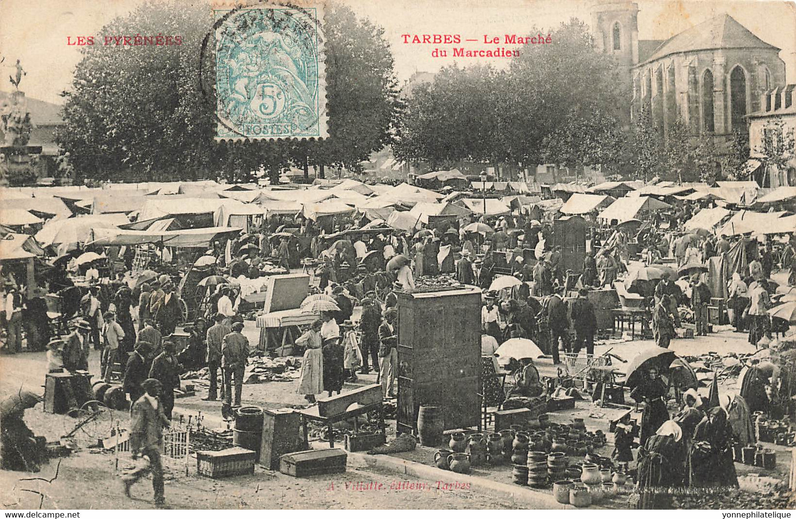 65 - HAUTES PYRÉNNÉES - TARBES - Thème Marchés - Le Marché Du Marcadien - 11377 - Marchés