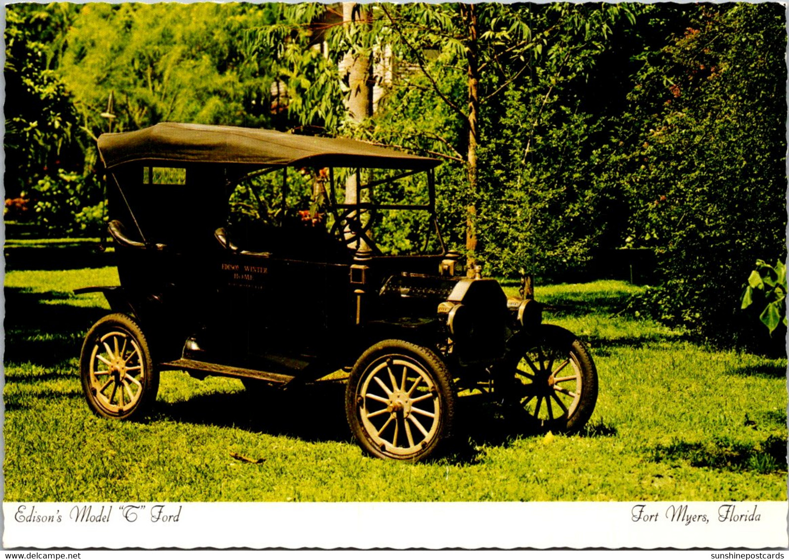 Florida Fort Myers Edison Winter Home Edison's Model T Ford - Fort Myers