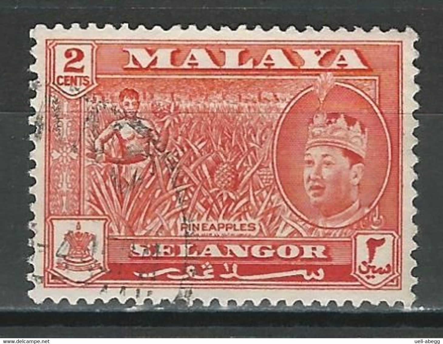 Selangor SG 130, Mi 91 O Used - Selangor