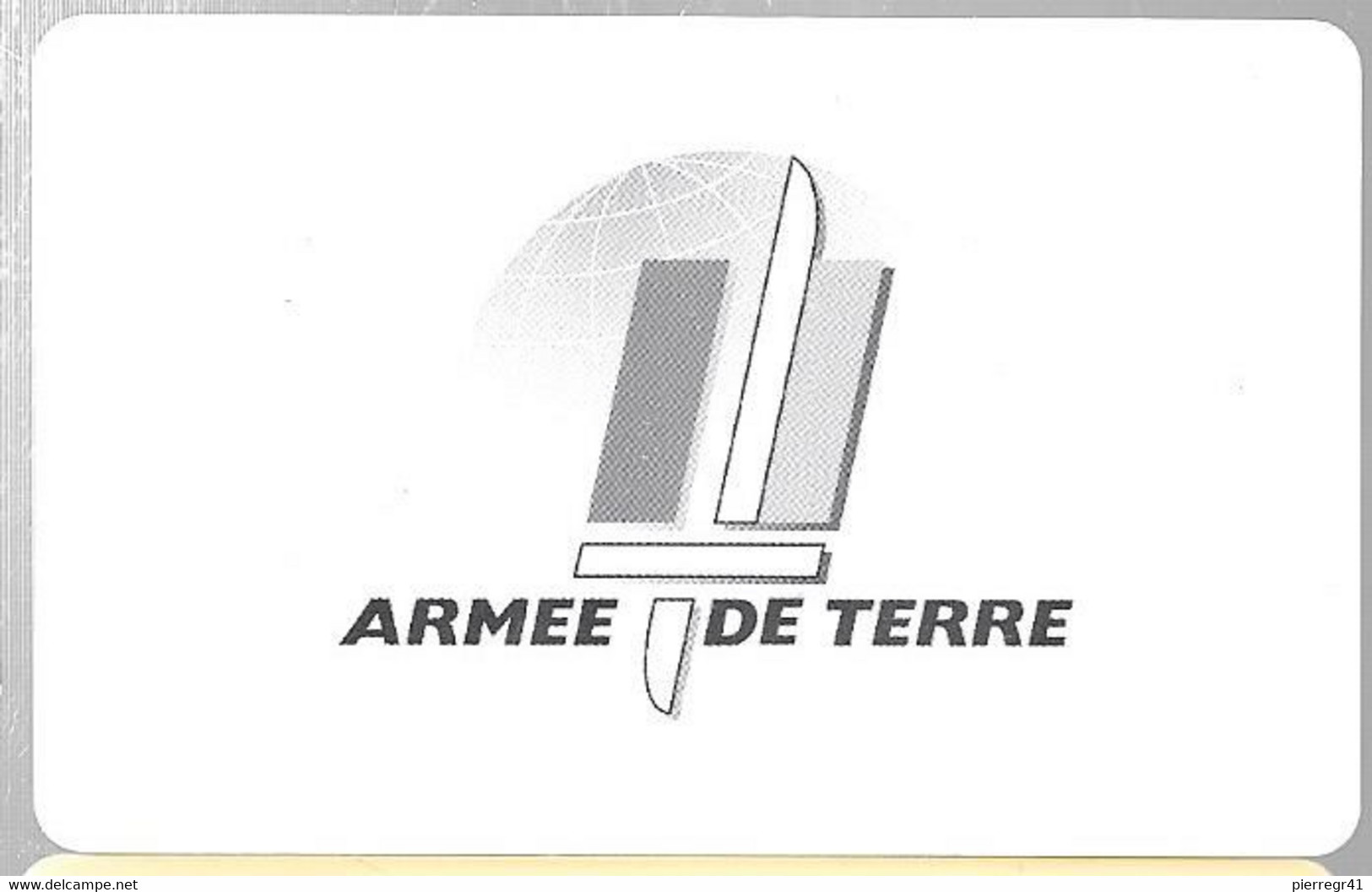 CARTE-PUCE-MILITAIRE- ECOPHONING-SFOR 09-150FF-V°ARMEE De TERRE-15000Ex-MARRON-BE - -  Cartes à Usage Militaire