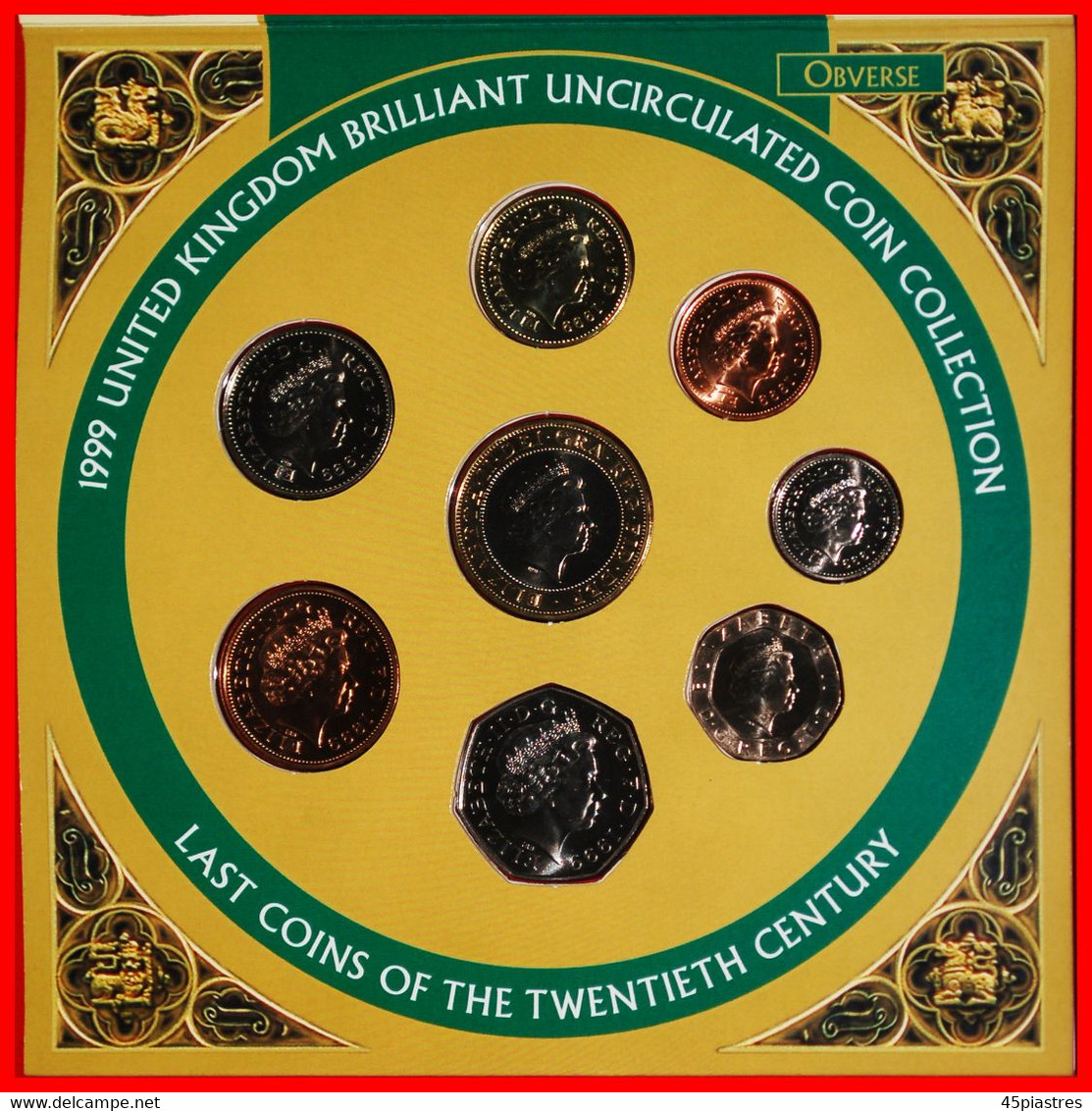 * ERROR MILLENNIUM: GREAT BRITAIN  BRILLIANT UNCIRCULATED COIN COLLECTION 1999! TO BE PUBLISHED! LOW START NO RESERVE! - Nieuwe Sets & Proefsets