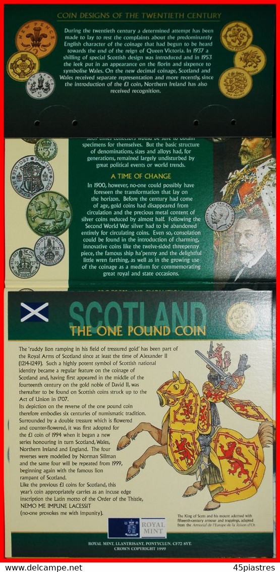 * ERROR MILLENNIUM: GREAT BRITAIN  BRILLIANT UNCIRCULATED COIN COLLECTION 1999! TO BE PUBLISHED! LOW START NO RESERVE!