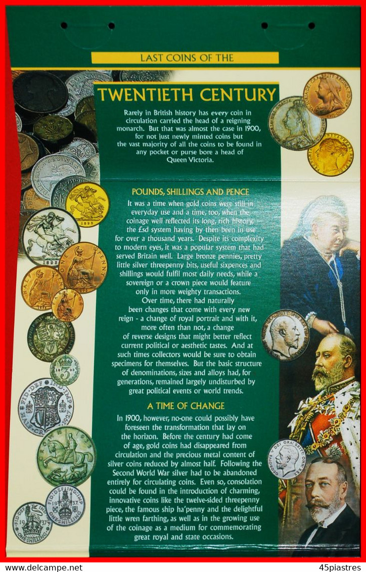 * ERROR MILLENNIUM: GREAT BRITAIN  BRILLIANT UNCIRCULATED COIN COLLECTION 1999! TO BE PUBLISHED! LOW START NO RESERVE!