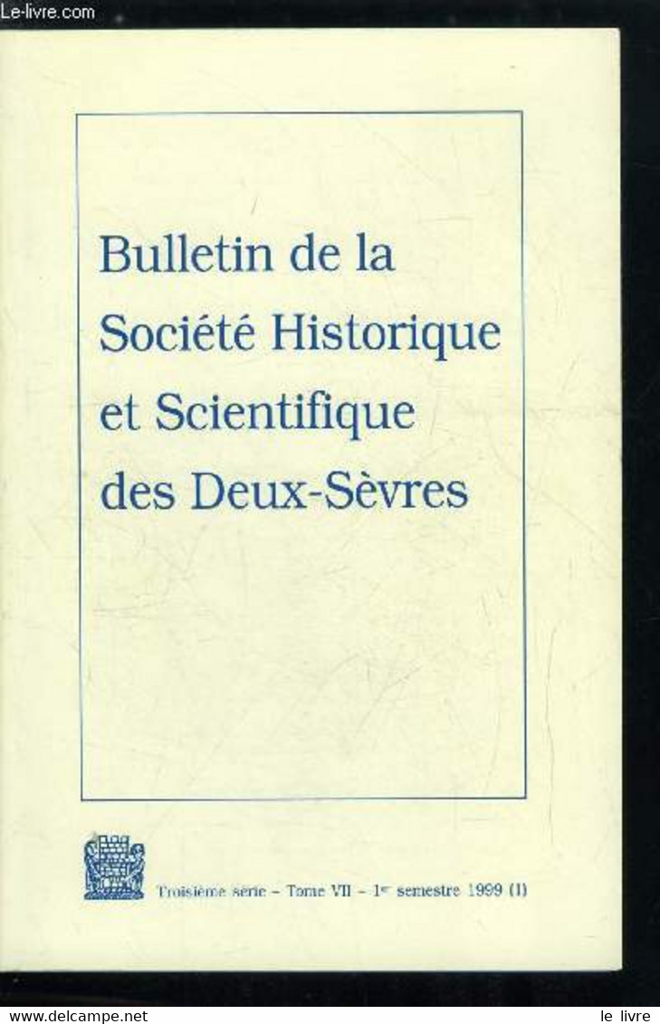 Bulletin De La Société Historique Et Scientifique Des Deux-sèvres Tome VII N° 1 - Le Souvenir D'Emile Brethé Par Jean Br - Auvergne