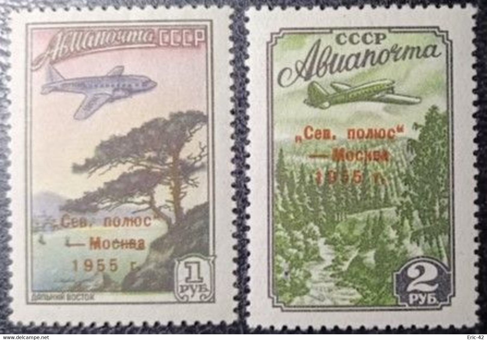 Russie 1955 N° Y&T : PA. 102 Et 103 Neuf* - Neufs