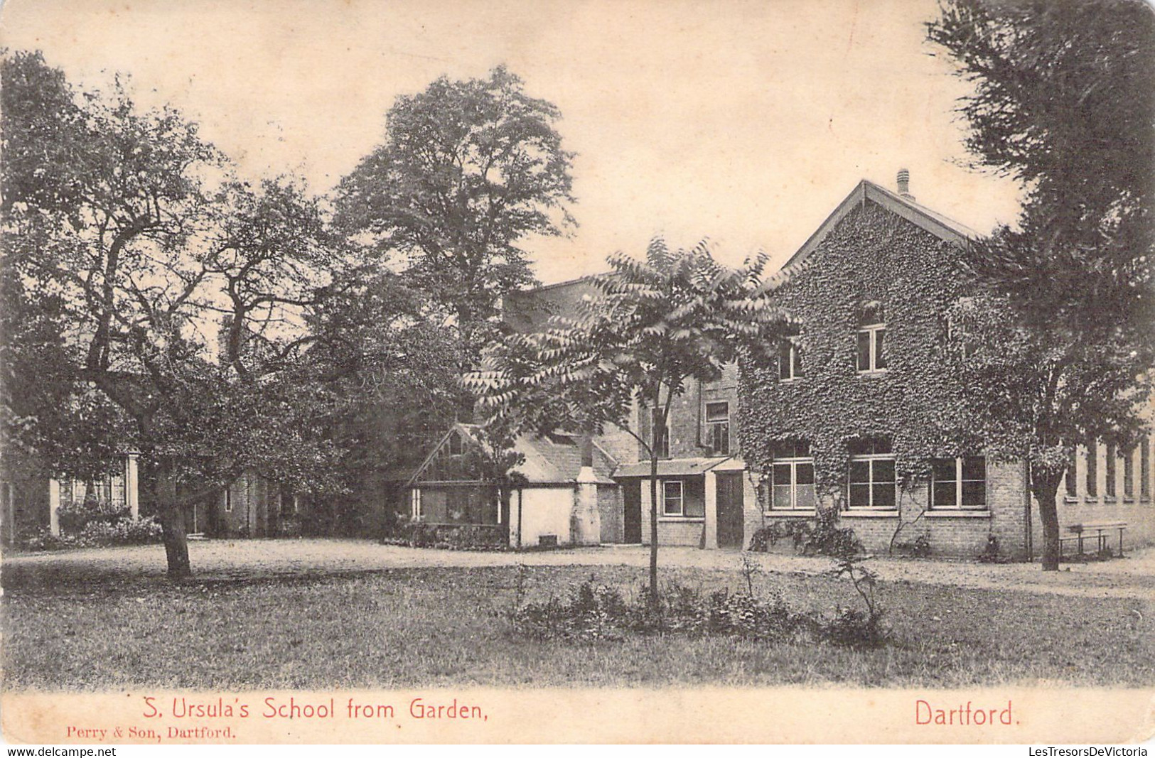 ANGLETERRE - KENT - DARTFORD - S Ursula's School From Garden - Carte Postale Ancienne - Autres & Non Classés