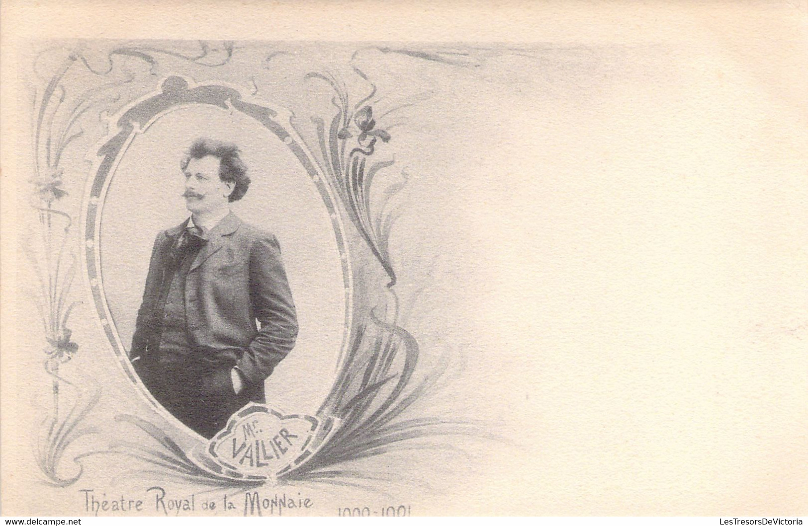 THEATRE ROYAL DE LA MONNAIE - Mr VALLIER - Carte Postale Ancienne - Theatre