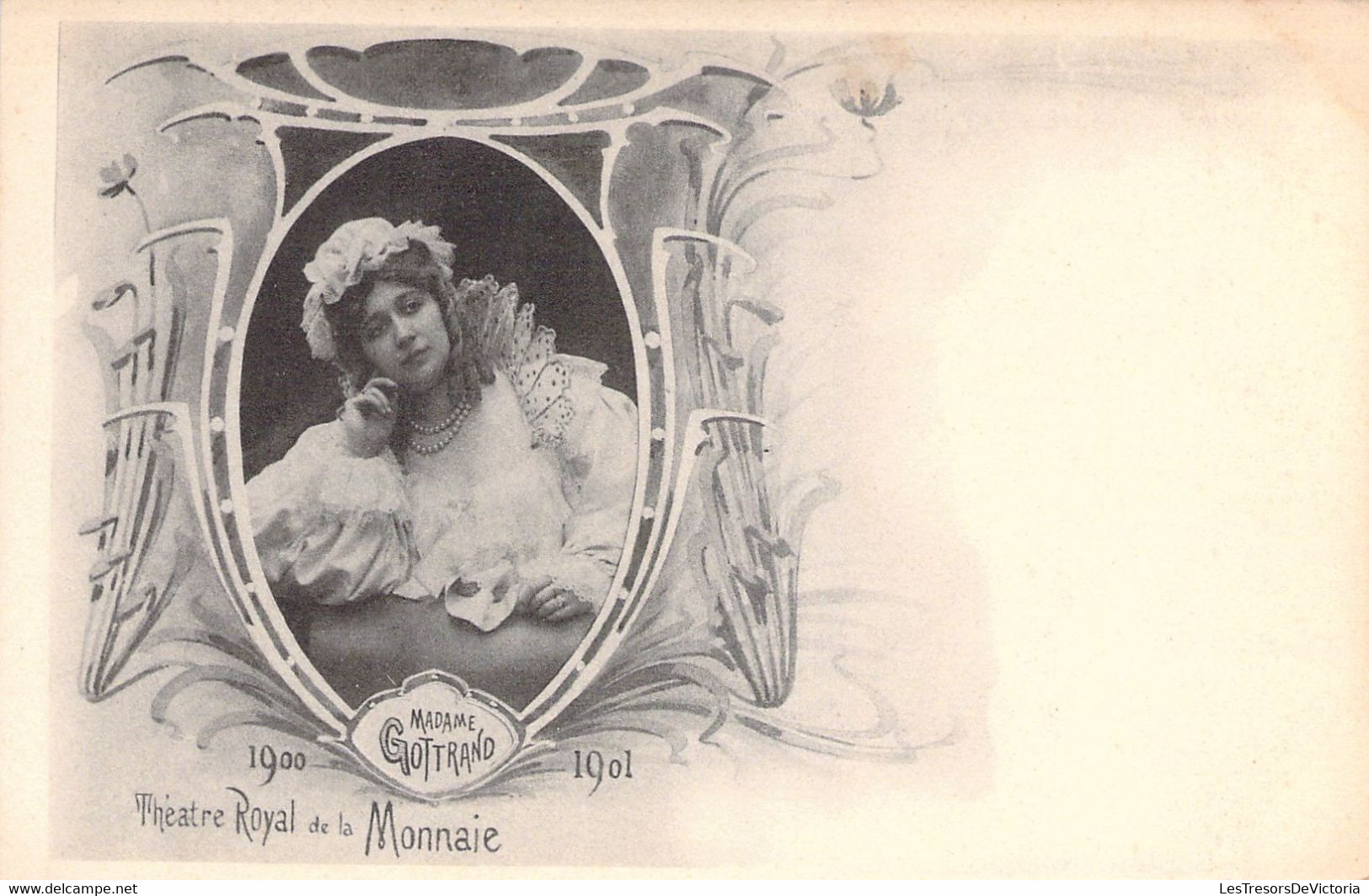 THEATRE ROYAL DE LA MONNAIE - Mme GOTTRAND - Carte Postale Ancienne - Theater