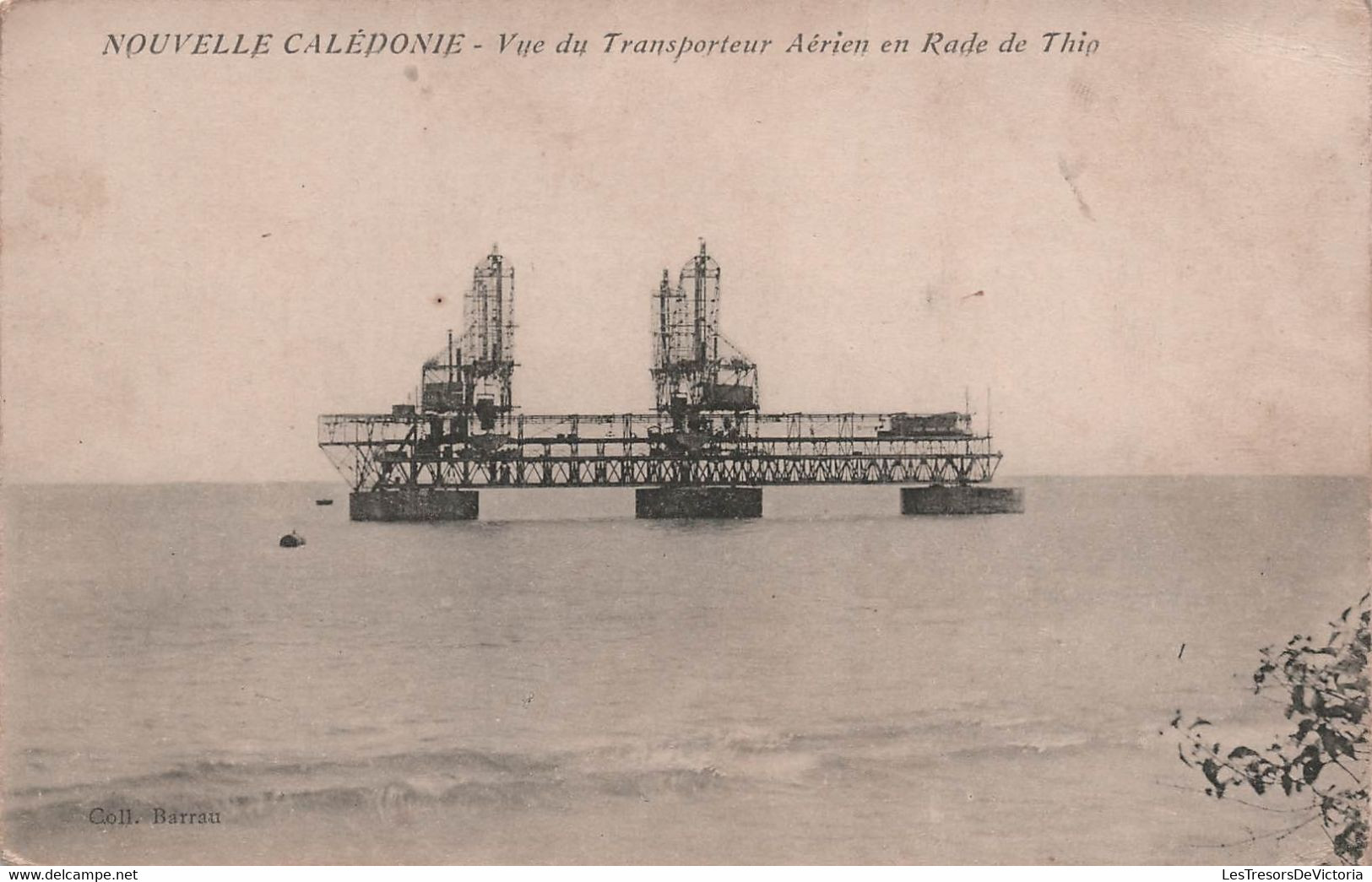 Nouvelle Caledonie - Vue Du Transporteur Aerien En Rade De Thio - Coll Barrau - Carte Postale Ancienne - - Neukaledonien