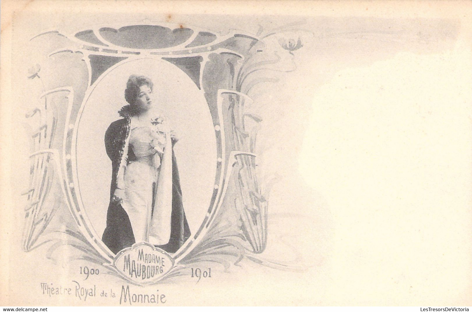 THEATRE ROYAL DE LA MONNAIE - Mme MAUBOURG - Carte Postale Ancienne - Theater