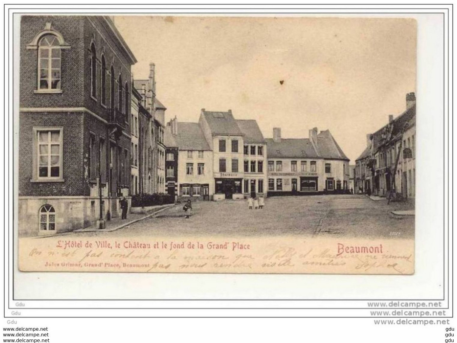 Beaumont Voyagé De Thuillies à Binche En 1903 >> - Beaumont