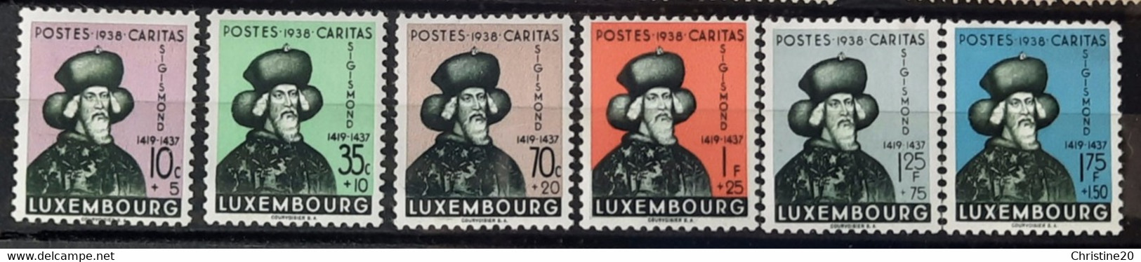 Luxembourg 1938 N°306/11 *TB Cote 12€ - Autres & Non Classés