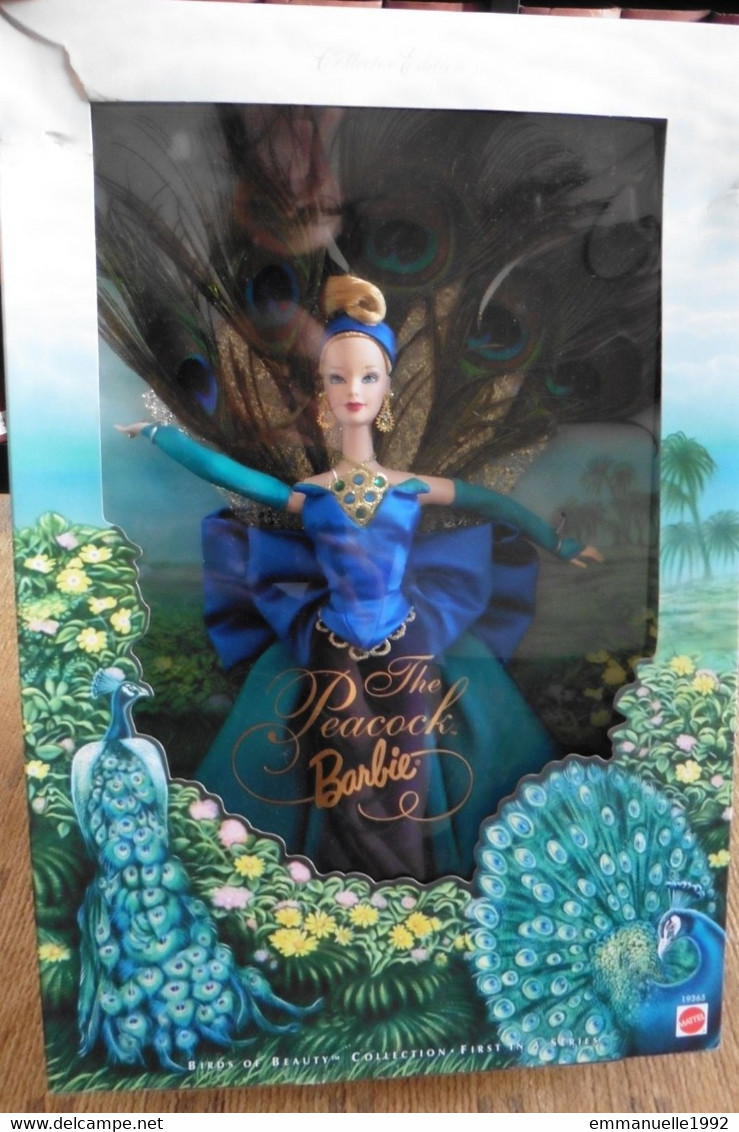 Barbie The Peacock Birds Of Beauty Collection First In A Series 1998 Collector Barbie Paon - Barbie