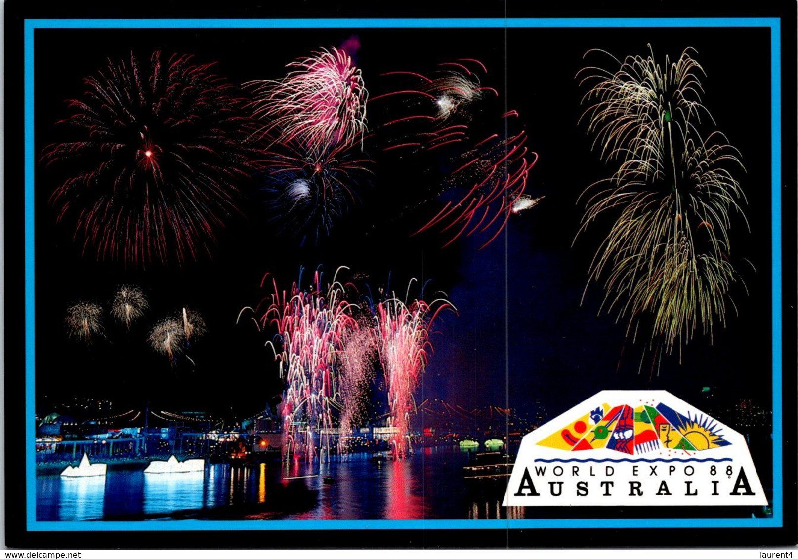 (4 Oø 20) Australia - QLD - Brisbane - World Expo 88 (Firework) - Brisbane