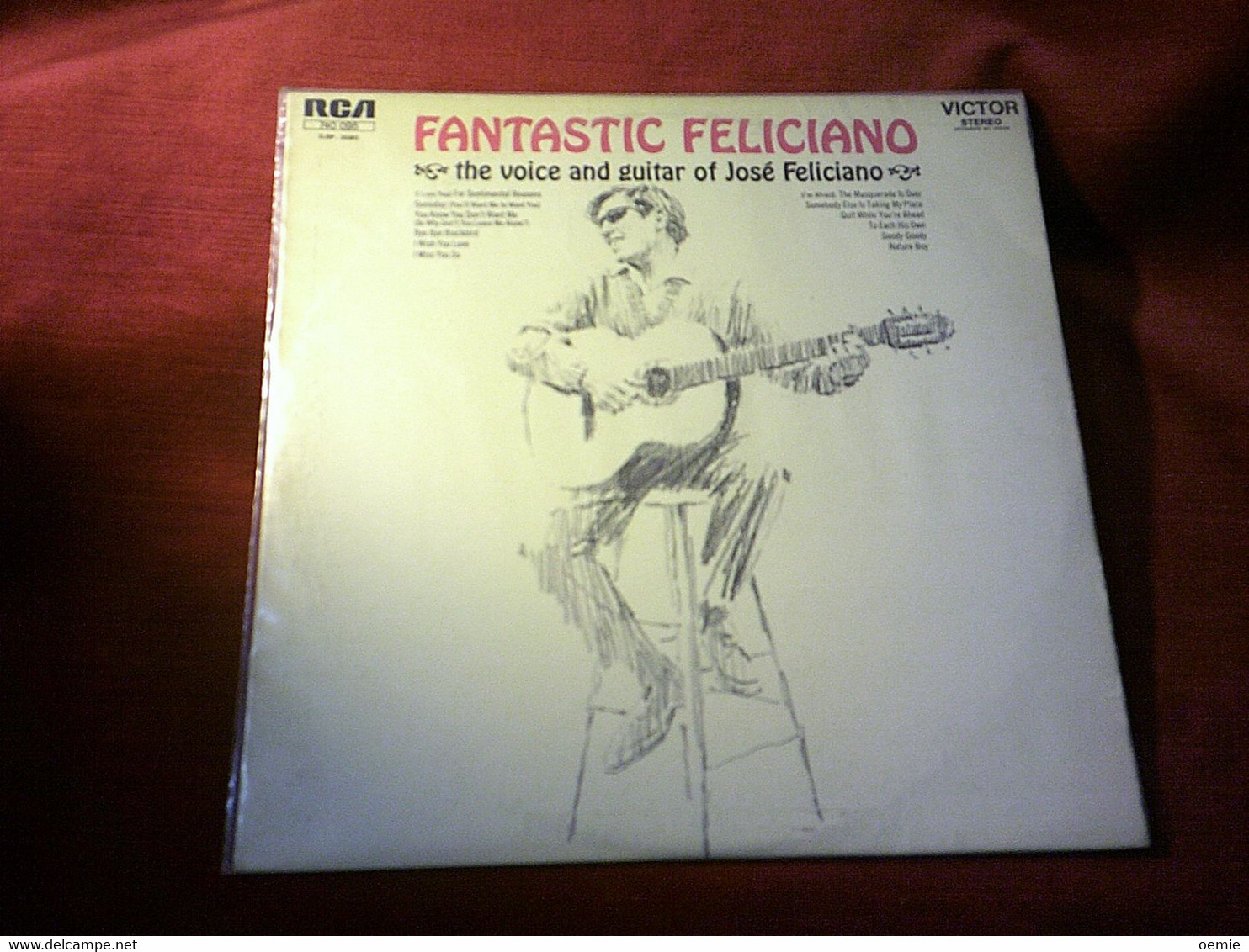 JOSE FELICIANO  °  FANTASTIC FELICIANO   / THE VOICE AND GUITAR - Otros - Canción Italiana