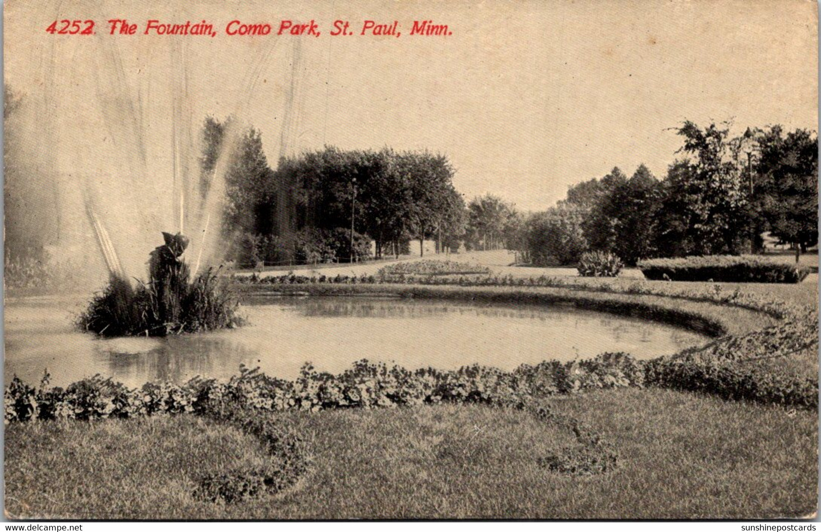 Minnesota St Paul Como Park The Fountain - St Paul