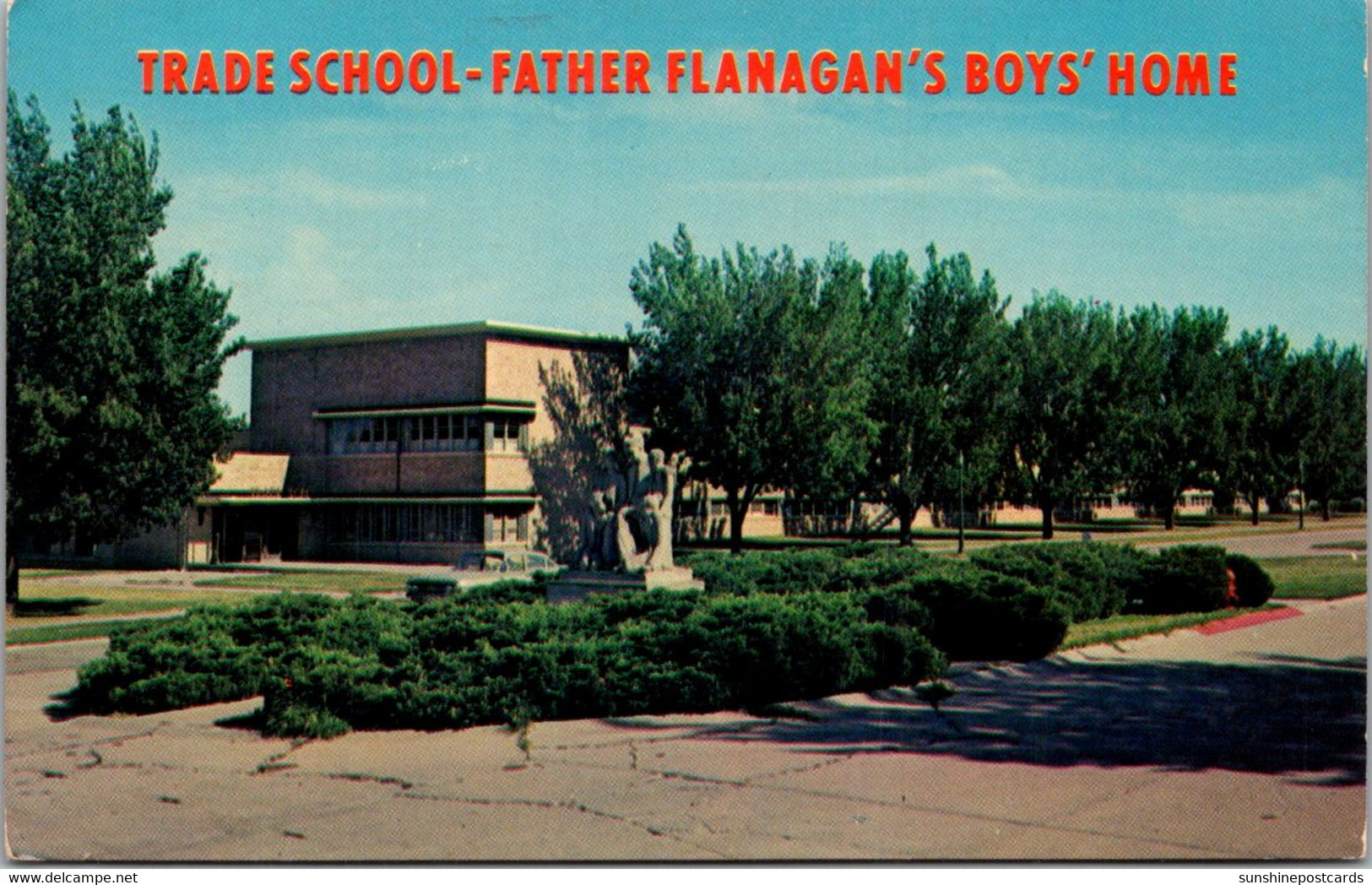 Nebraska Boys Town Greetings From Father Flanigan's Boys' Home The Trade School - Other & Unclassified