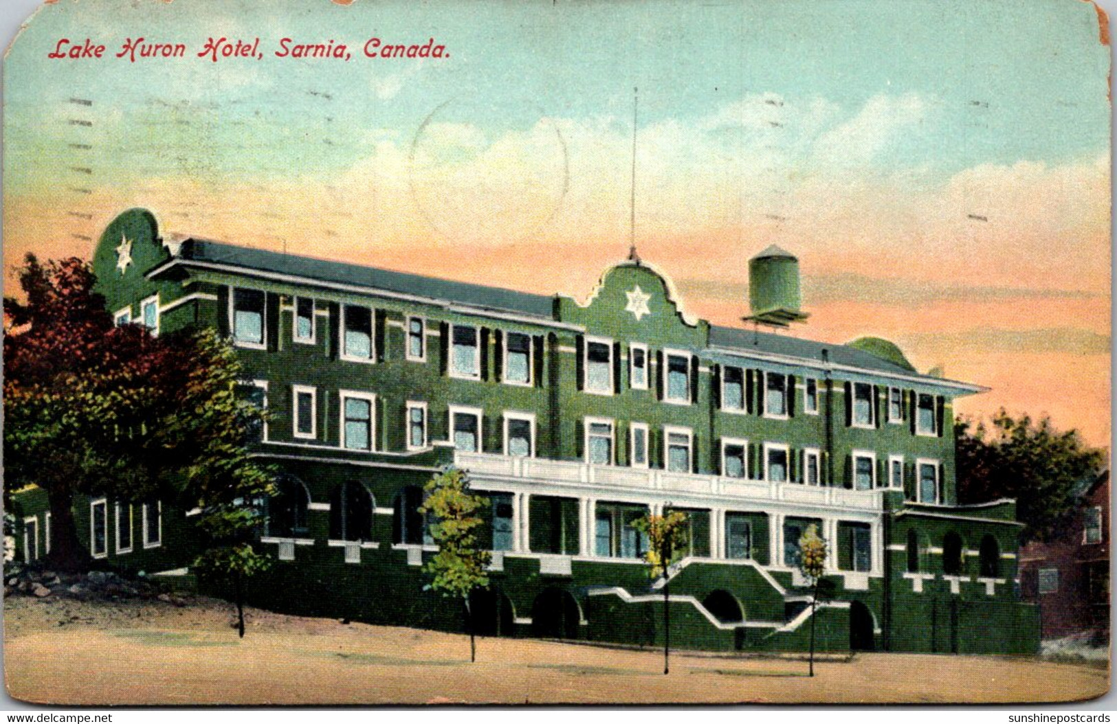 Canada Sarnia The Lake Huron Hotel 1910 - Sarnia