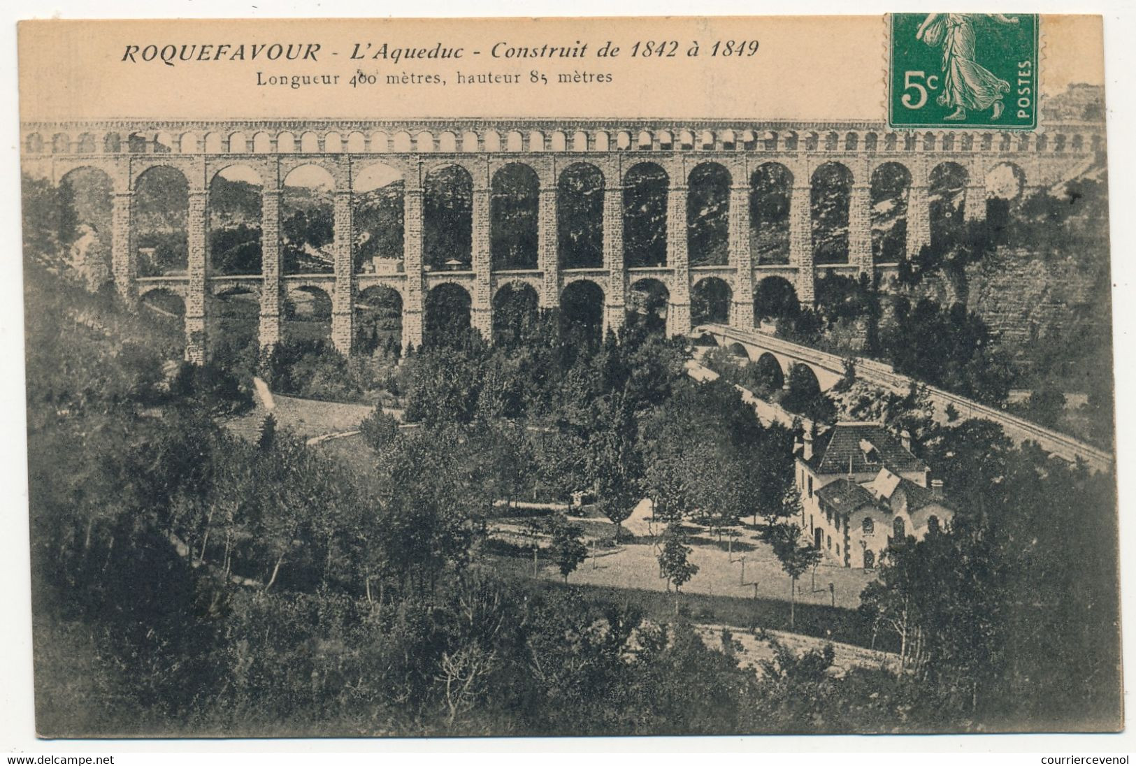 CPA - ROQUEFAVOUR (B Du R) - L' Aqueduc - Construit De 1842 à 1849 - Roquefavour