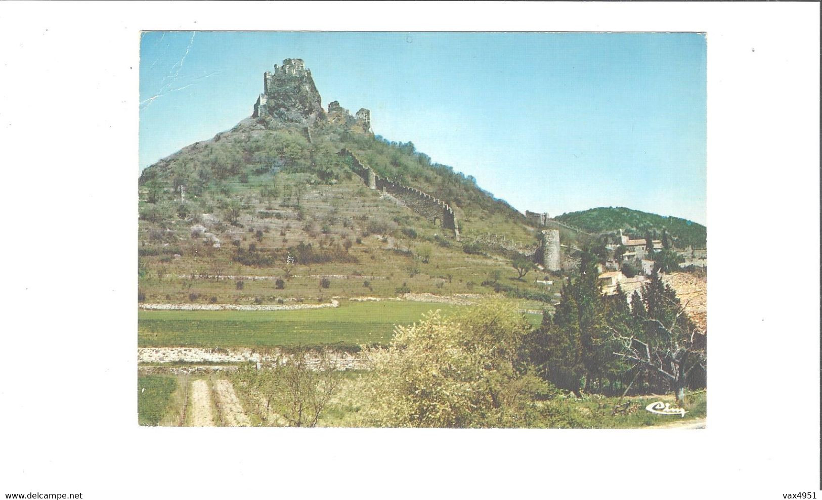 ROCHEMAURE  LES RUINES DU CHATEAU FEODAL             ****  RARE      A  SAISIR **** - Rochemaure