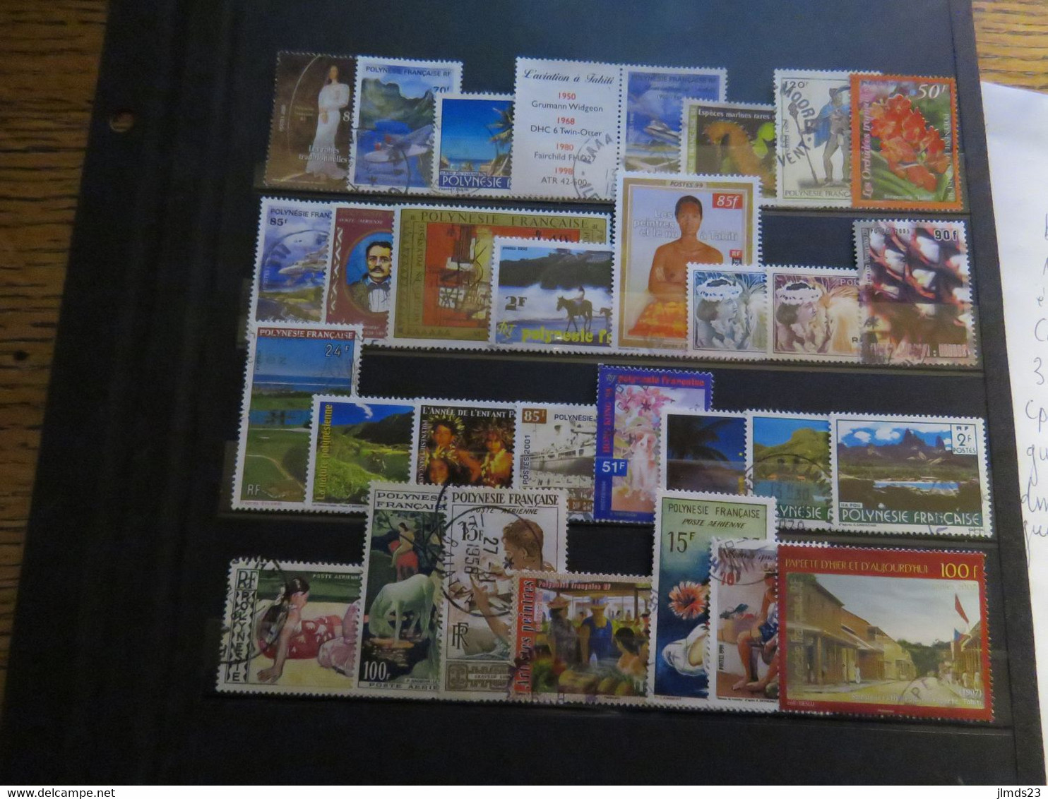 FRANCE, POLYNESIE FRANCAISE, LOT OBLITERE A 4 €, COTATION : 50 € - Lots & Serien