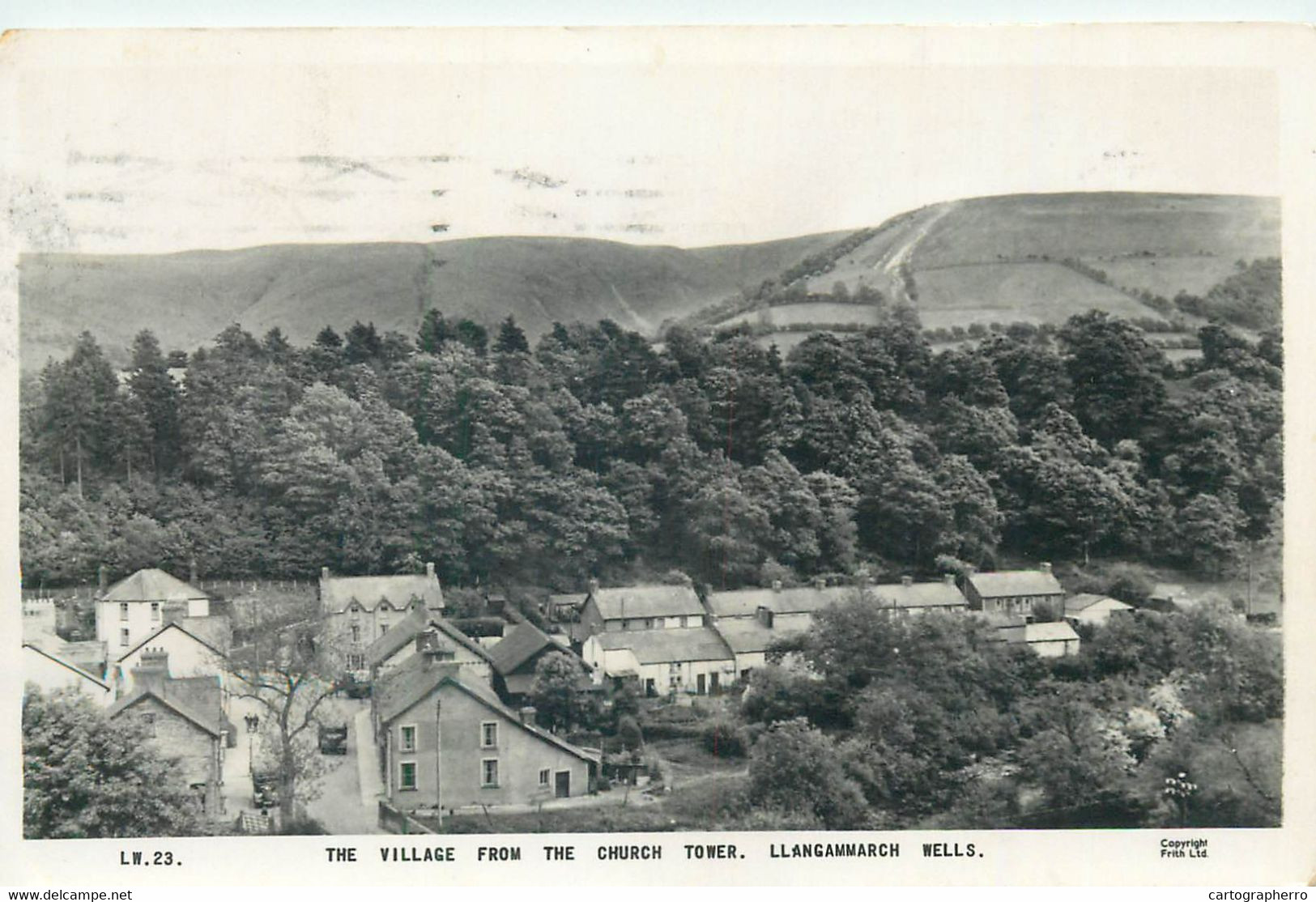 United Kingdom Wales Llangammarch Wells General View - Contea Sconosciuta