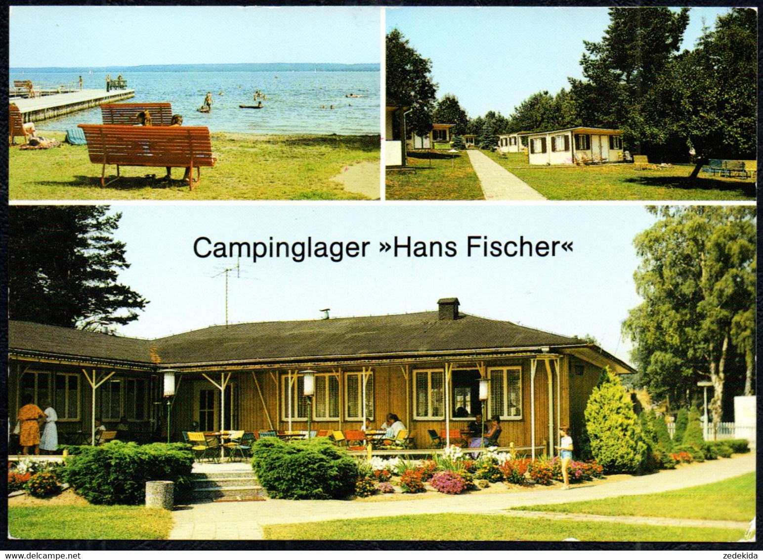 G1723 - TOP Plau - Campingplatz Hans Fischer - Bild Und Heimat Reichenbach - Plau