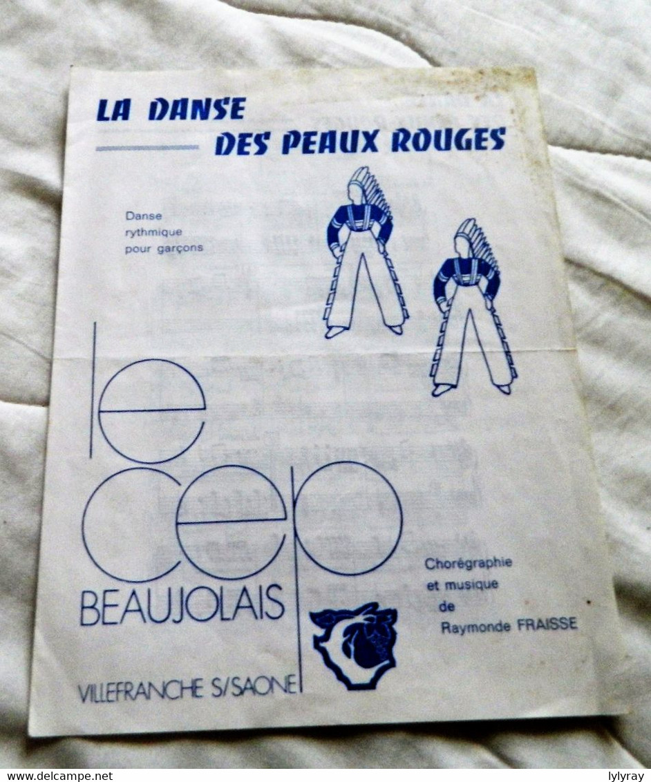 Fascicule Partition La Danse Des Peaux Rouges - Etude & Enseignement