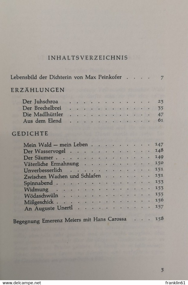 Aus Dem Bayerischen Wald. Erzählungen - Gedichte. - 4. Neuzeit (1789-1914)