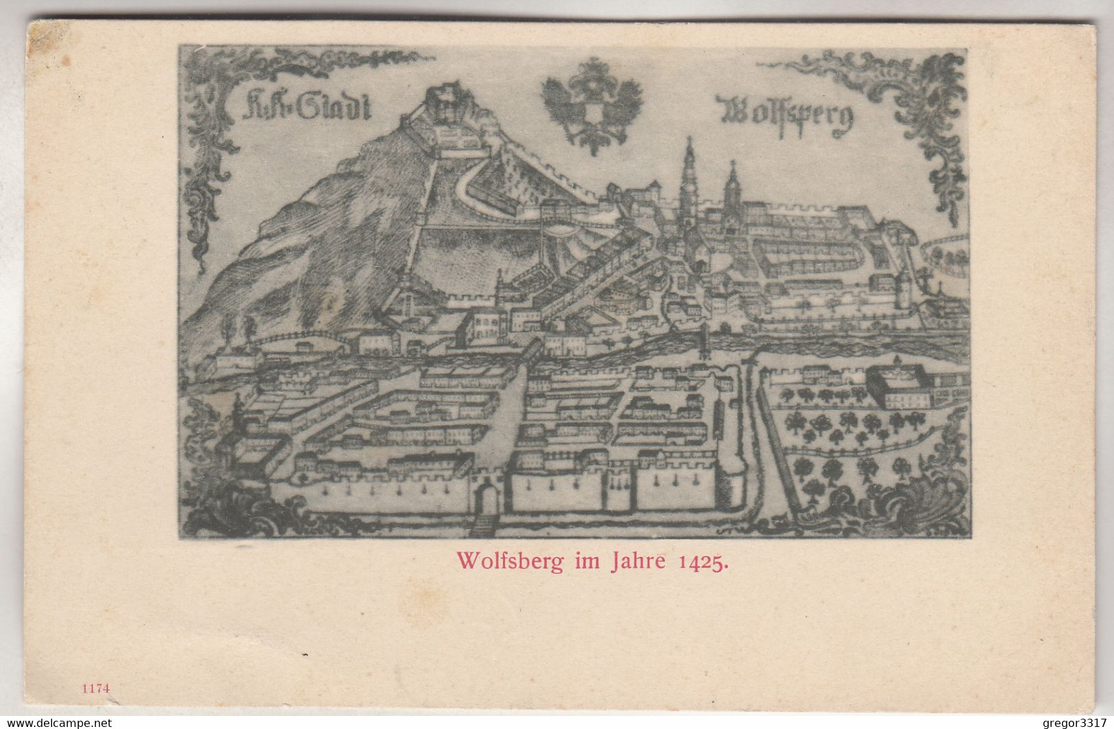 C5097) WOLFSBERG Im Jahre 1425  - Tolle Sehr Alte AK - Wolfsberg