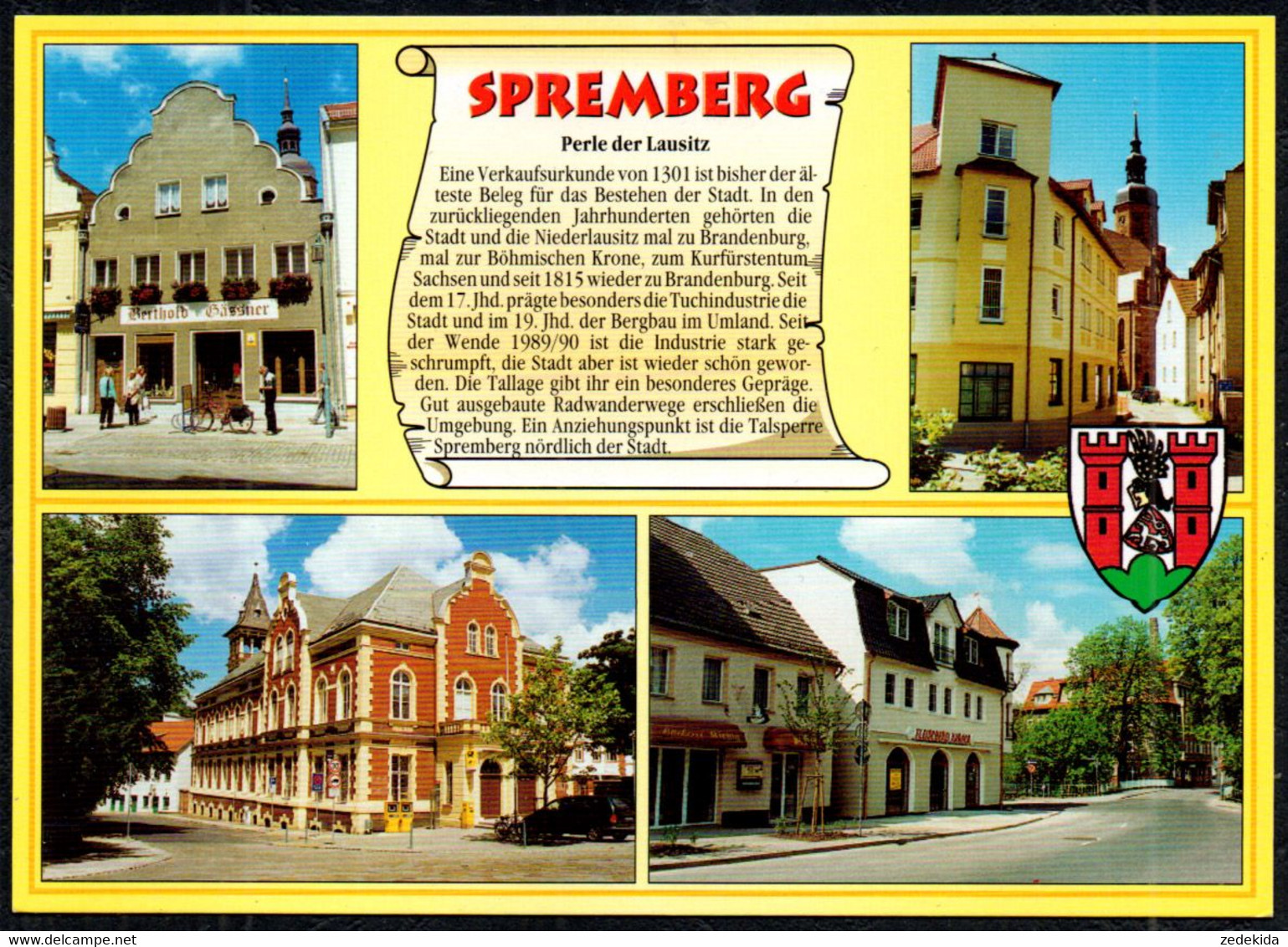 G1754 - TOP Spremberg Chronik Chronikkarte - Bild Und Heimat Reichenbach Qualitätskarte - Spremberg