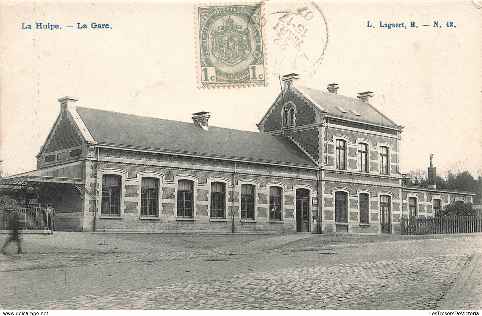 Belgique - La Hulpe - La Gare - Edit. L.Lagaert - Oblitéré La Hulpe 1907 - Carte Postale Ancienne - La Hulpe