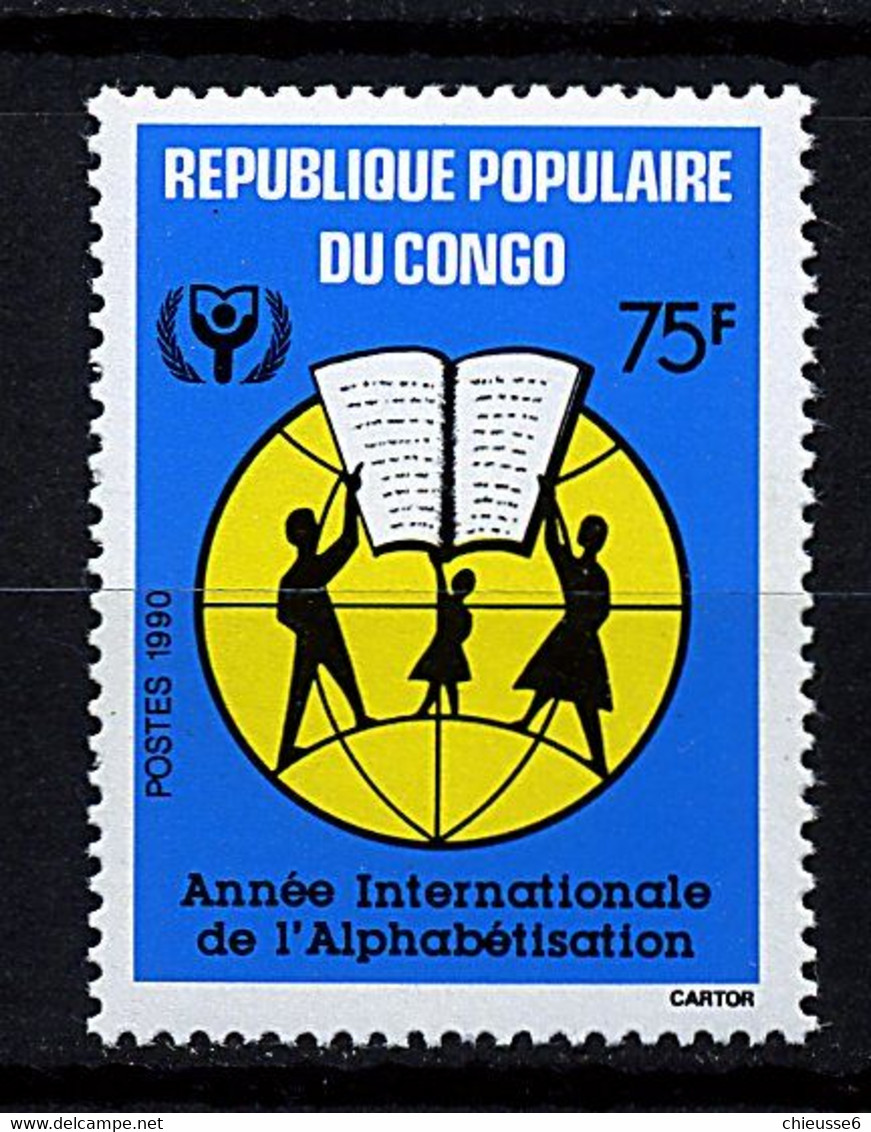 Rep. Congo ** N° 867 - Année De L'alphabétisation - Neufs