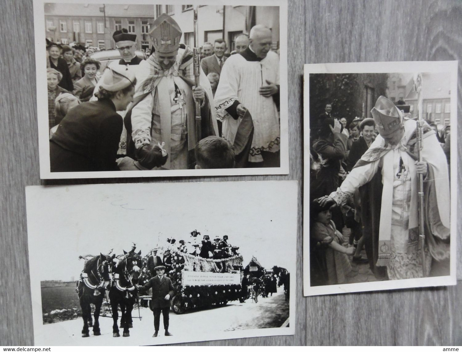 Zwevezele  *   Lot 7 Foto's -  Ter Gelegenheid Van Den Inhaling E.H. Pastoor 9 December 1934 - Wingene