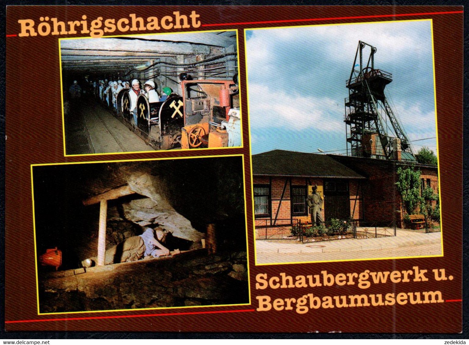 G1769 - TOP Wettelrode Bergwerk Museum Röhrigschacht - Bild Und Heimat Reichenbach Qualitätskarte - Sangerhausen