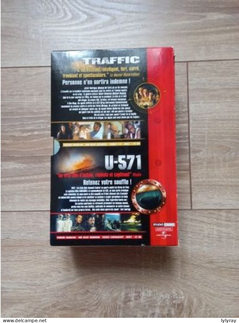 Coffret Vhs De 2 Films D'action Trafic Et U-571 - Actie, Avontuur