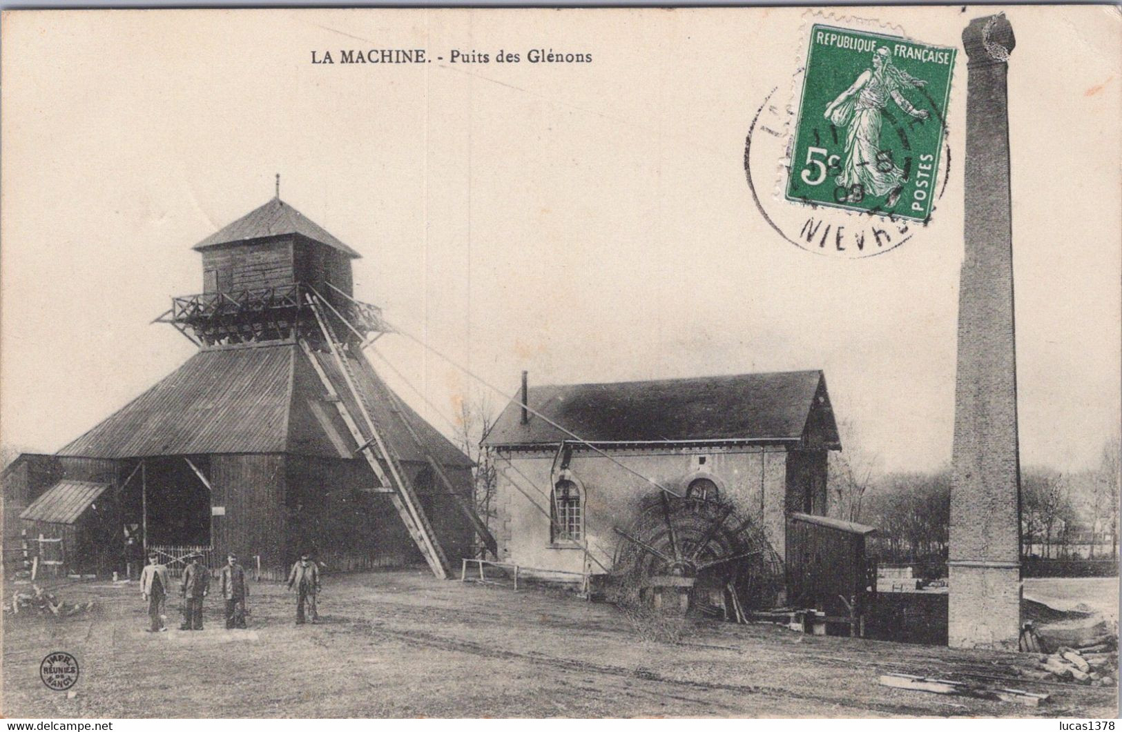 58 / LA MACHINE / PUITS DES GLENONS / JOLIE CARTE - La Machine