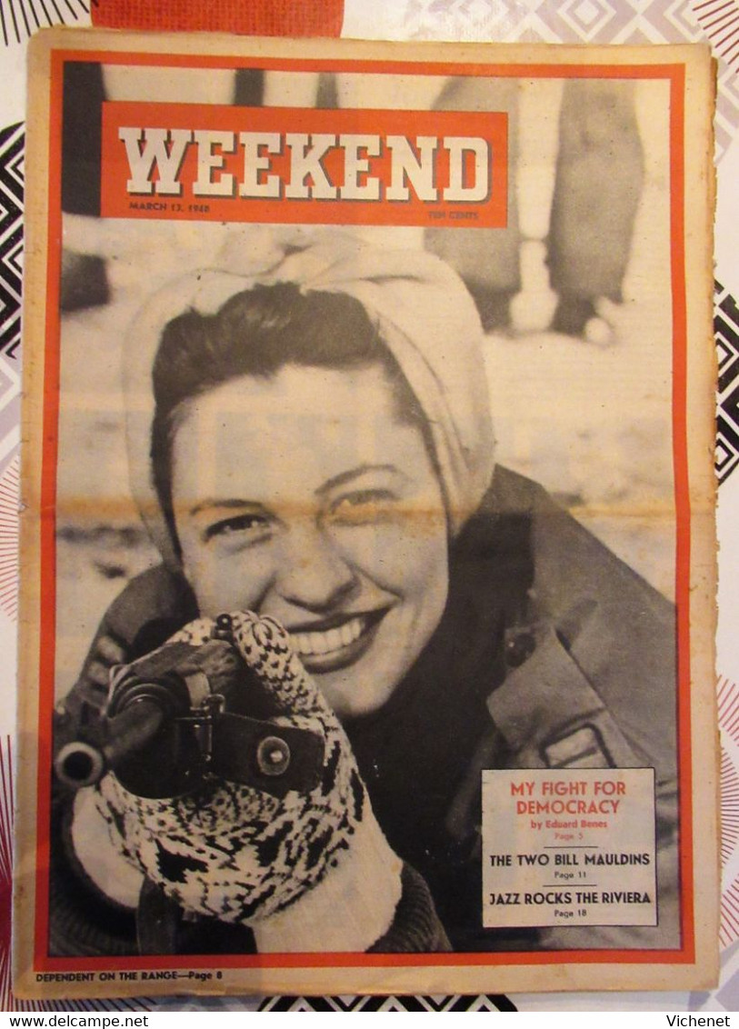 Weekend - The U.S. Magazine In Europe - Vol. 3, N° 7 - March 13, 1948 - Histoire