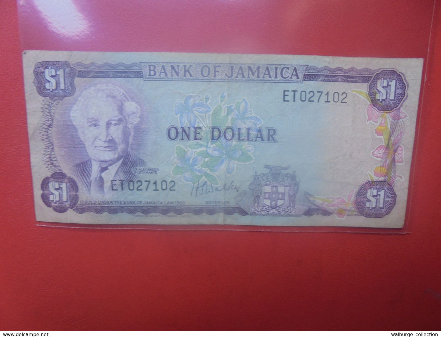 JAMAIQUE 1$ 1976 Circuler (B.29) - Jamaica