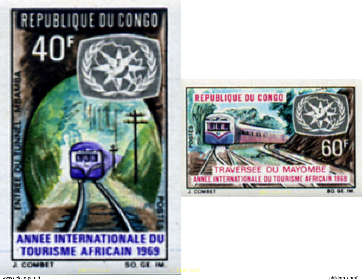 16772 MNH CONGO 1969 AÑO INTERNACIONAL DEL TURISMO AFRICANO - FDC