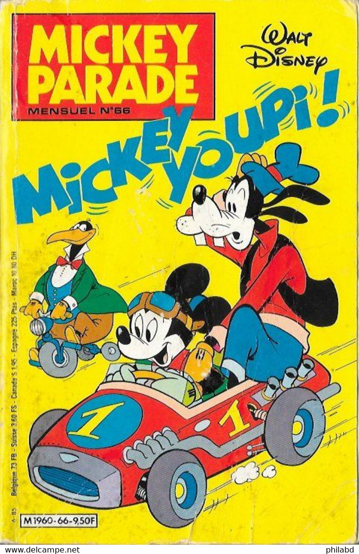 Mickey-Parade N°66 "Micke Youpi !" -  Edi-Monde 1985 EM - Mickey Parade