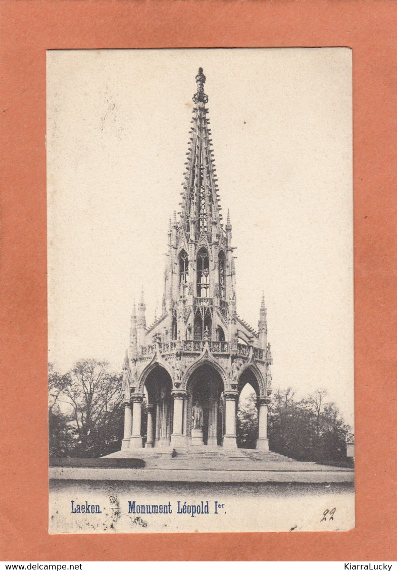 LAEKEN - MONUMENT LEOPOLD 1 ER - PRECURSEUR ECRITE - Laeken