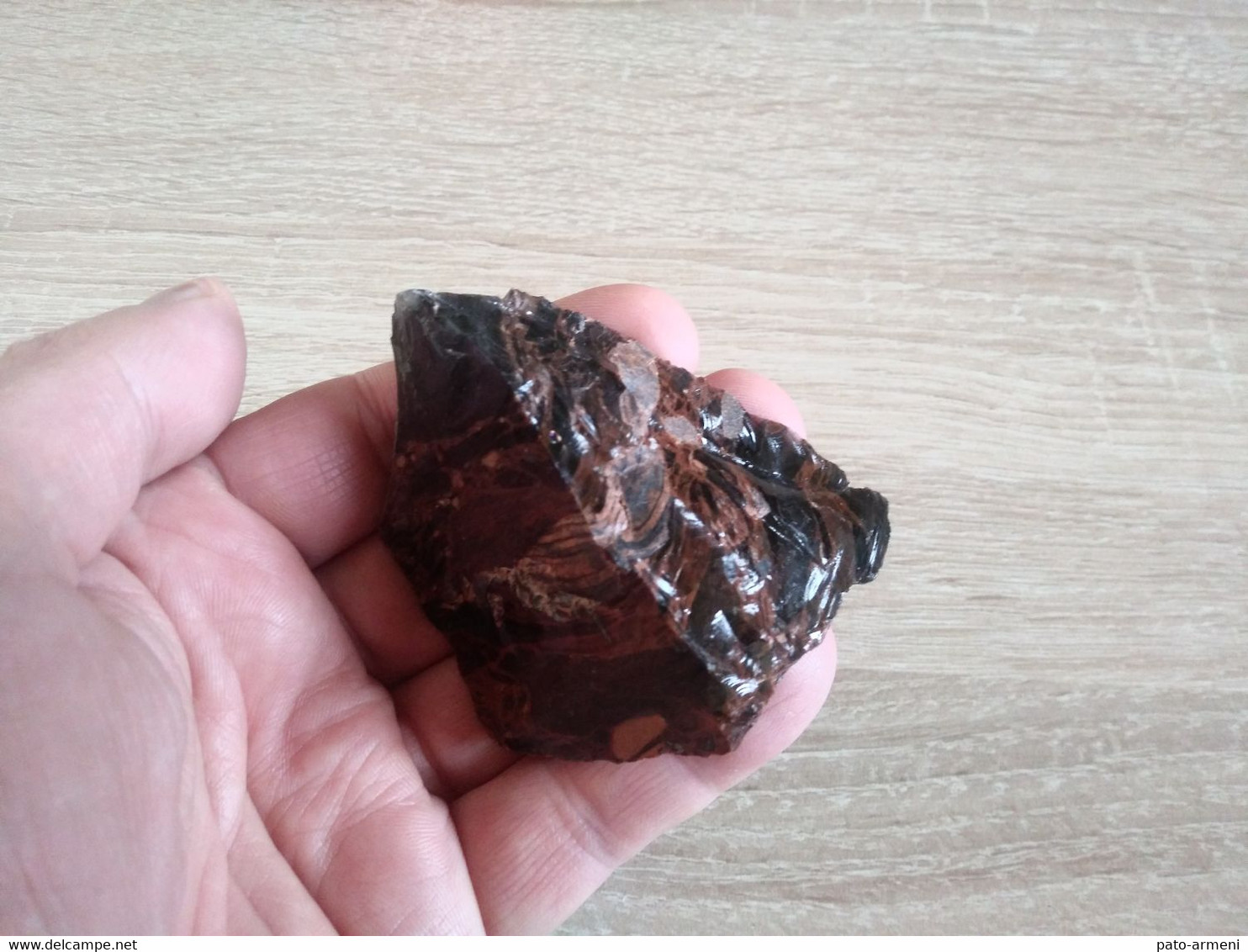 Obsidienne Acajou Brute, Pierres Naturelles, Pierres Précieuses, Pierres De Guérison, Chakra 82gr - Minéraux