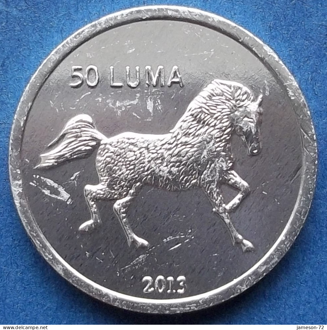 NAGORNO-KARABAKH - 50 Luma 2013 "horse" KM# 26 Republic (1992) - Edelweiss Coins - Nagorno-Karabakh