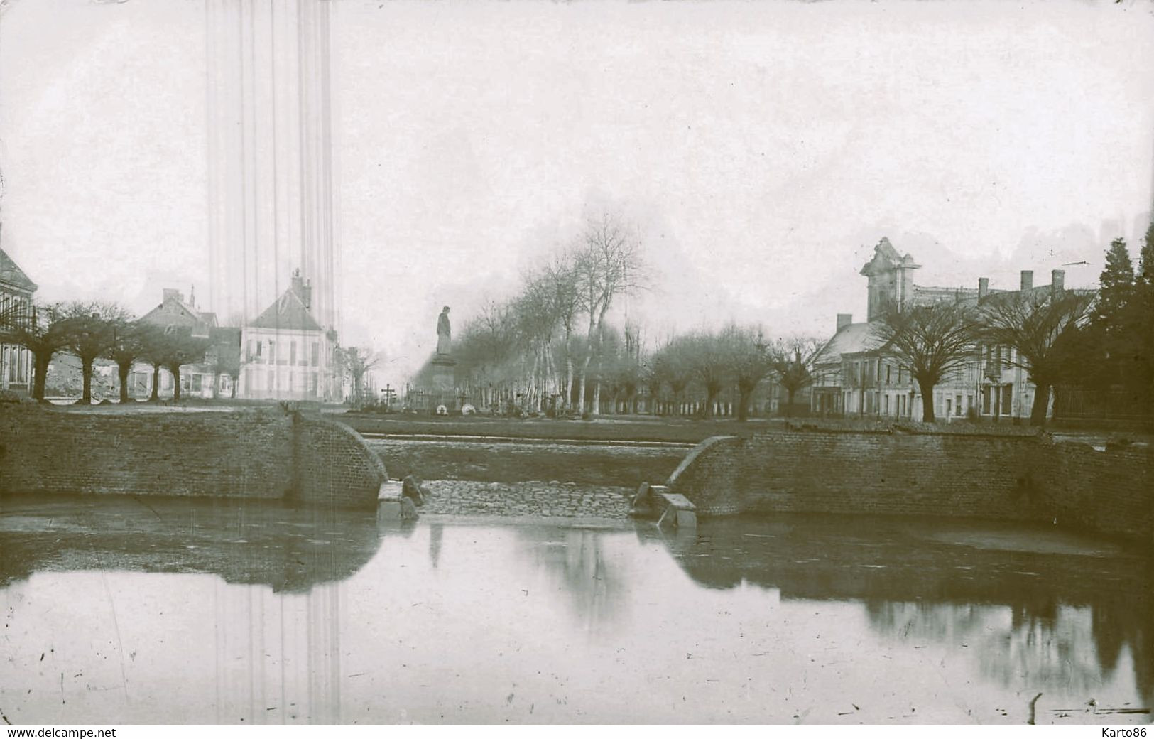 Chaulnes * Carte Photo 1916 * La Grande Place , Sous Occupation Allemande WW1 Guerre 14/18 War - Chaulnes