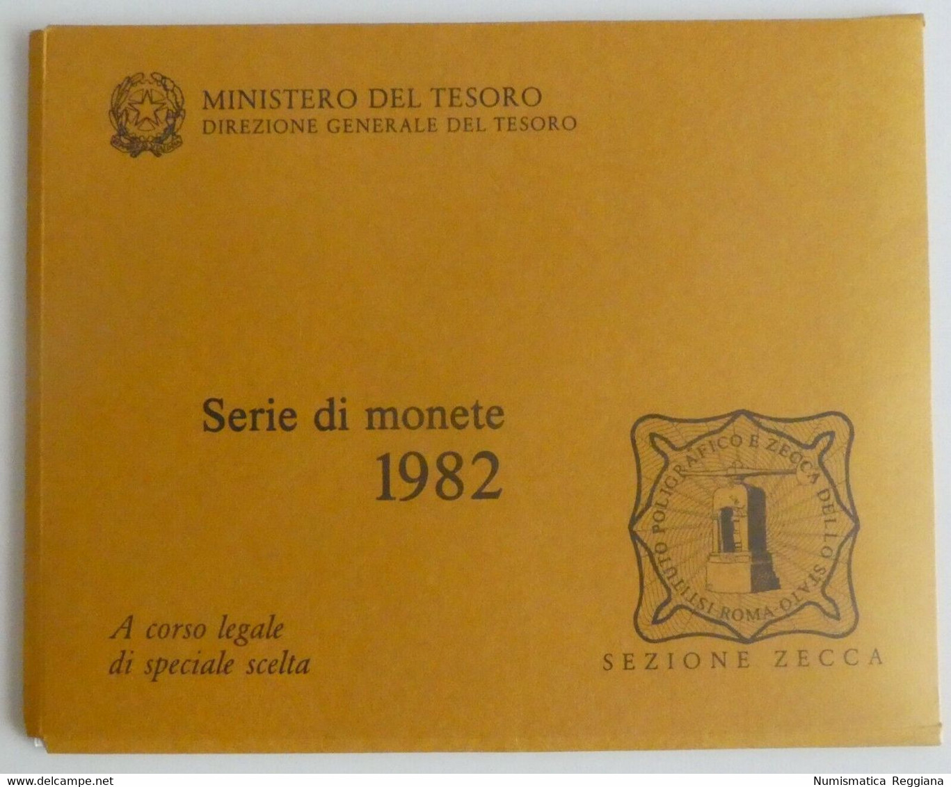 Repubblica Italiana - Serie Divisionale 1982 - FDC 10 Valori - Set Fior Di Conio